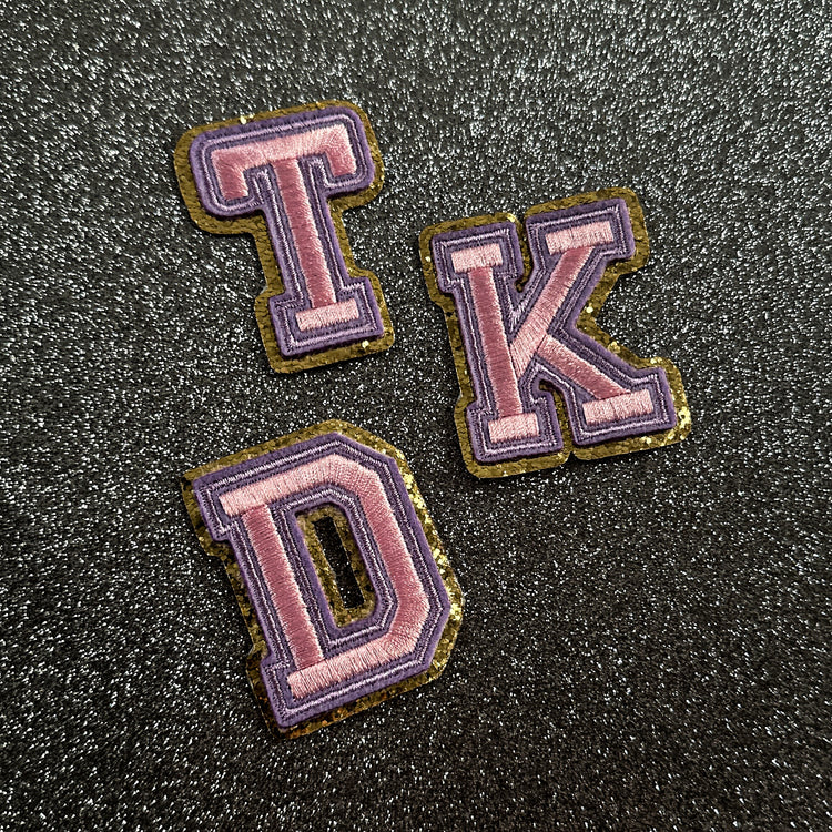 Retro Letter Patches