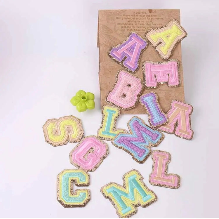 Retro Letter Patches