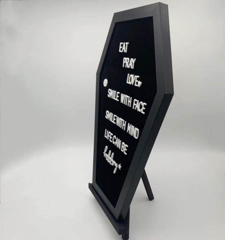 Coffin Letter Board