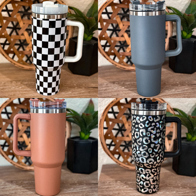 40oz Handle Tumblers