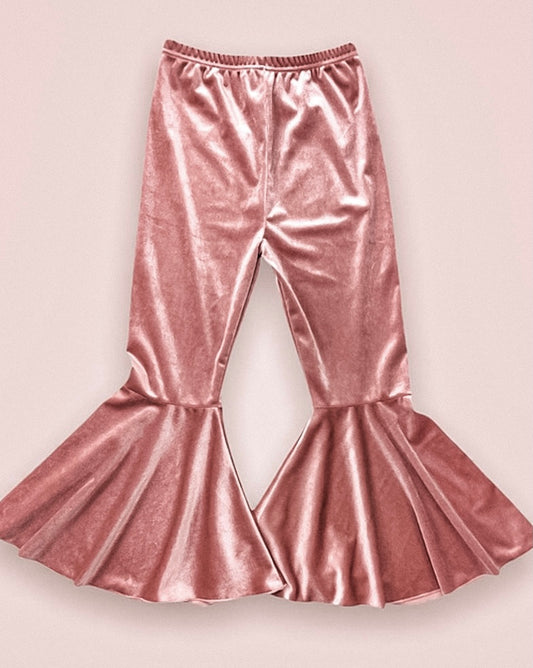 Girl’s Velvet Bell Bottoms