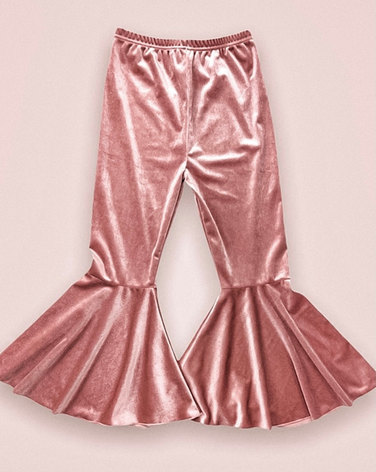 Girl’s Velvet Bell Bottoms